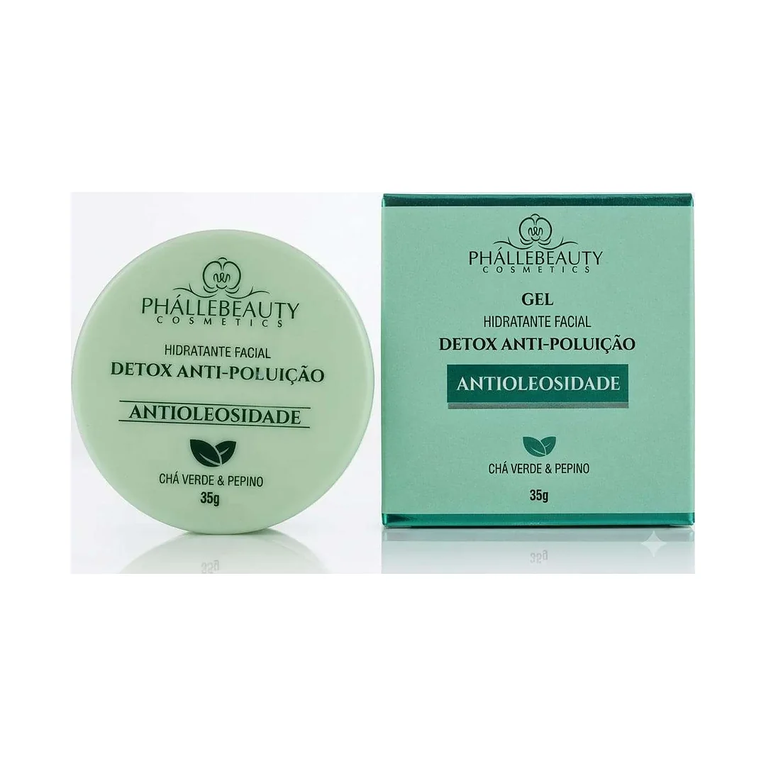 Gel Hidratante Facial Detox Phállebeauty