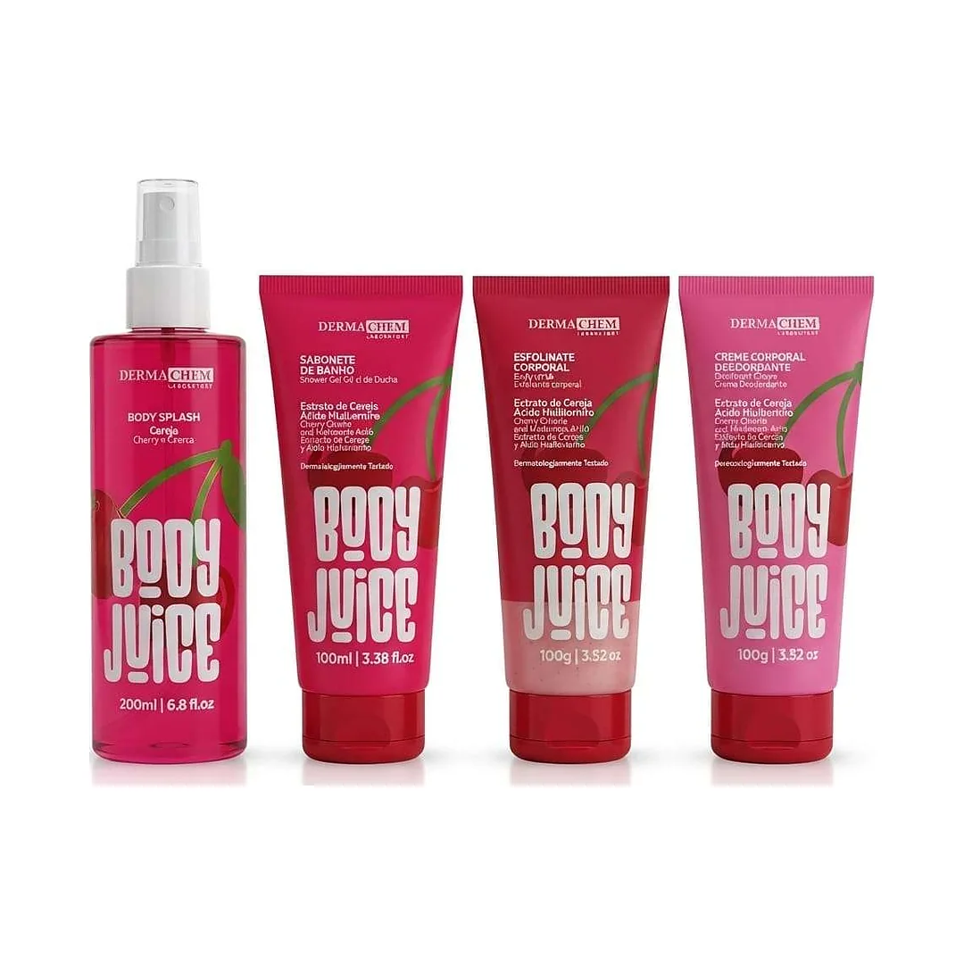 Kit Corporal Body Juice Cereja DermaChem